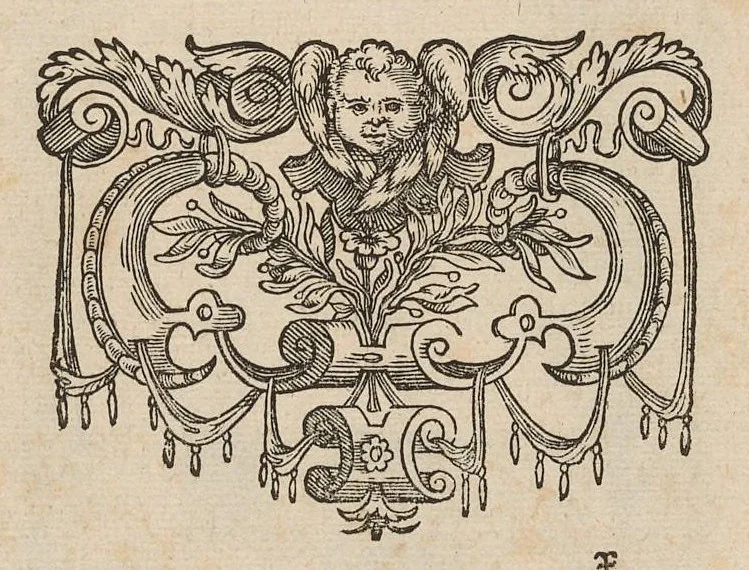An illustration from Architectvra, die koestliche vnnd weitberumbte Khunst : welche besteht in fünfferley Art der Edifitien, alss namblich Tuscana, Dorica, Ionica, Corinthia, vnnd Composita : diese seind allhie gestelt mitt ihre fundamentale Reglen, vmd die selbige nach die Simmetria, deutlich zu machen mehrthails vber ein stimmend, mit die Lehr von Vitruvio : item ist noch hie bey gefügt viel schöne vnnd herrliche antiquische Edifitien, wie dann auch ettliche modernische Gebewden, nach vorgemelter Khunst der Architectur, in Perspectiva gestellt : sehr nützlich für allen Mahlern, Bildhauweren, Architectur, oder Baumaistern, Maurer, Stainhawern, Zimmerleuten, etc. sampt allen Liebhabern dieser Khunst, 1606, leaf 44