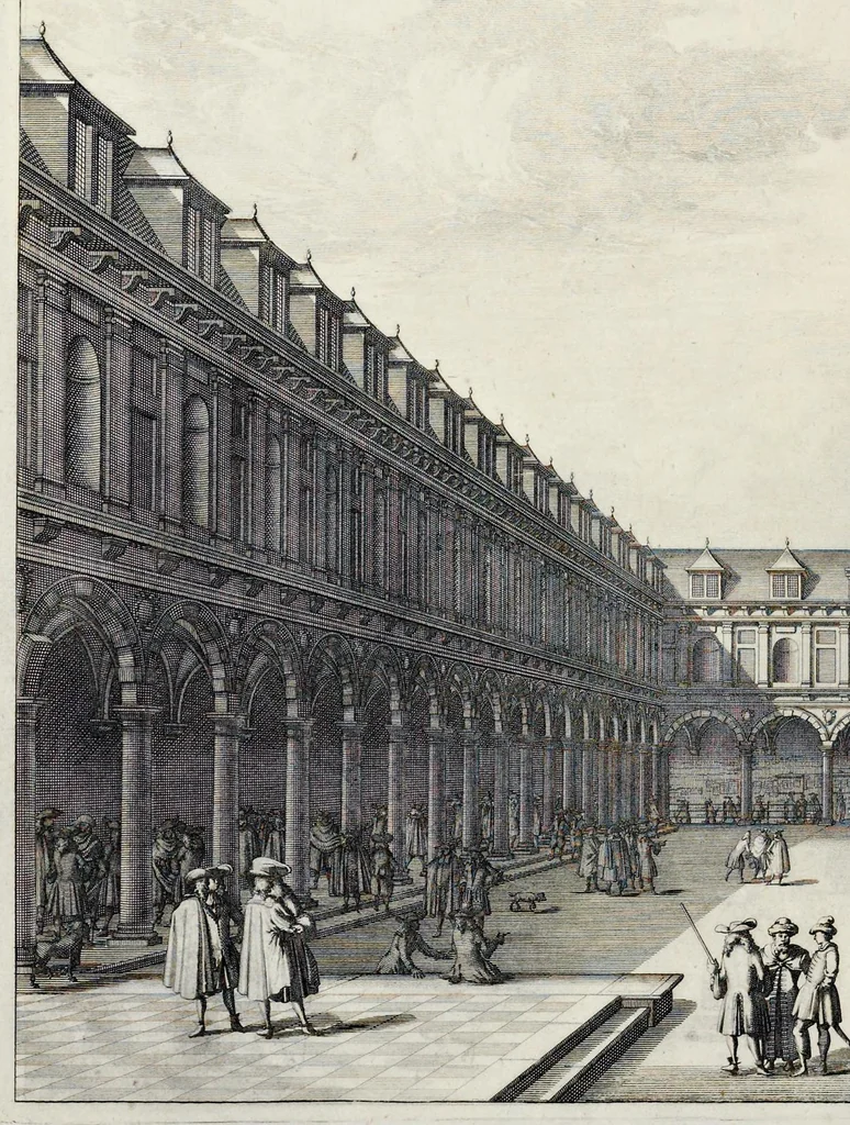 An illustration from Beschryvinge van Amsterdam : zynde een naukeurige verhandelinge van desselfs eerste oorspruk uyt den huyse der heeren van Amstel, en Amstellant : haar vergrootingen, rykdom, en wyze van regeeringe, tot den jare 1691 : voor dezen uit verscheide oude historie-schryvers be eengesteld, en uytgegeven : en nu uit een meenigte van oude schriften, authentyke stukken, en met kopere afbeeldingen verciert, nooit voor desen gedruckt geweest, beschreven, en vermeerdert, 1693, leaf 129