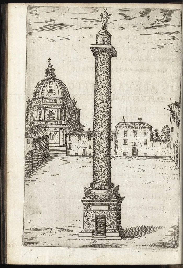 An illustration from De rebvs praeclare gestis a Sixto V. Pon. Max. : Io. Francisci Bordini I.C. et praesbiteri Ro. carminum liber primvs, 1588, leaf 37