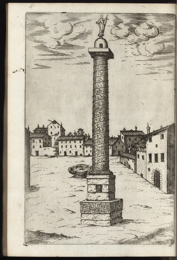 An illustration from De rebvs praeclare gestis a Sixto V. Pon. Max. : Io. Francisci Bordini I.C. et praesbiteri Ro. carminum liber primvs, 1588, leaf 69
