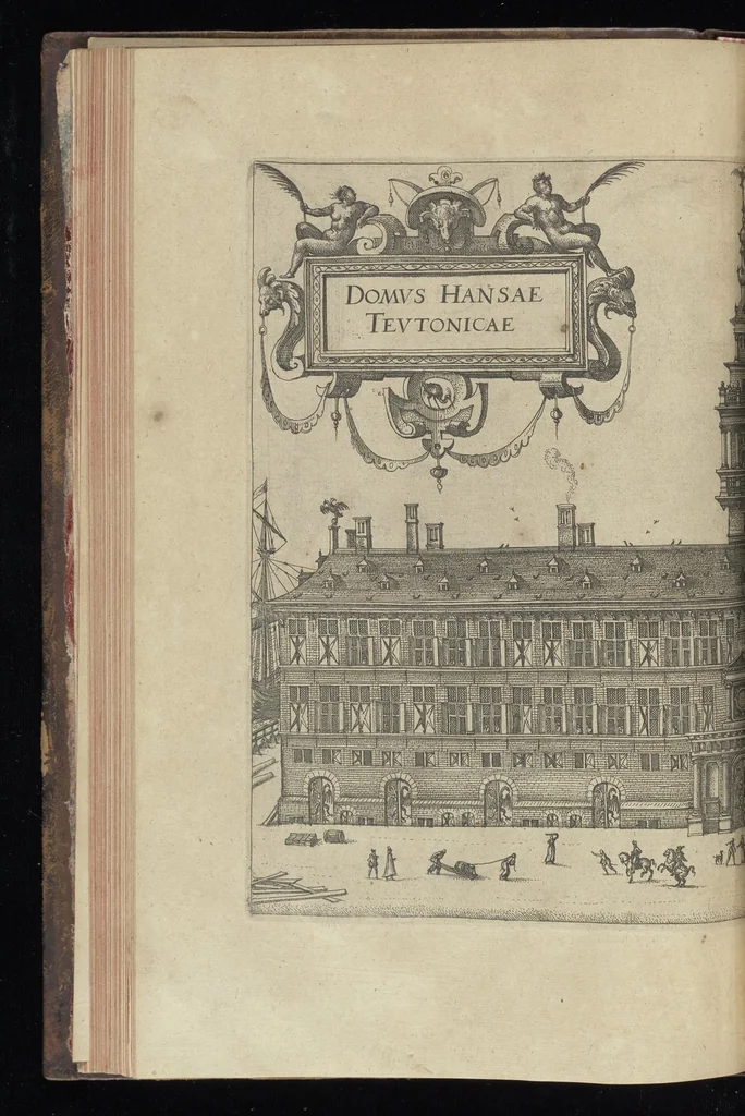 An illustration from Descrittione di m. Lodovico Gvicciardini, gentilhvomo fiorentino, di tvtti i paesi Bassi, altrimenti detti Germania inferiore : con tutte le carte di geographia del paese, & col ritratto al naturale di molte terre principali : riueduta di nuouo, & ampliata per tutto la terza volta dal medesimo autore : con amplissimo indice di tutte le cose piu memorabili, 1588, leaf 167