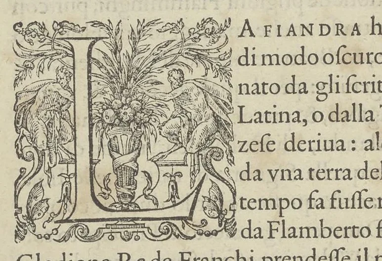 An illustration from Descrittione di m. Lodovico Gvicciardini, gentilhvomo fiorentino, di tvtti i paesi Bassi, altrimenti detti Germania inferiore : con tutte le carte di geographia del paese, & col ritratto al naturale di molte terre principali : riueduta di nuouo, & ampliata per tutto la terza volta dal medesimo autore : con amplissimo indice di tutte le cose piu memorabili, 1588, leaf 509