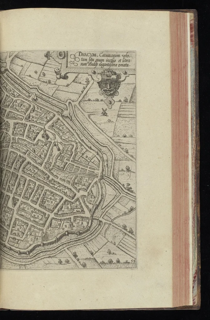An illustration from Descrittione di m. Lodovico Gvicciardini, gentilhvomo fiorentino, di tvtti i paesi Bassi, altrimenti detti Germania inferiore : con tutte le carte di geographia del paese, & col ritratto al naturale di molte terre principali : riueduta di nuouo, & ampliata per tutto la terza volta dal medesimo autore : con amplissimo indice di tutte le cose piu memorabili, 1588, leaf 570