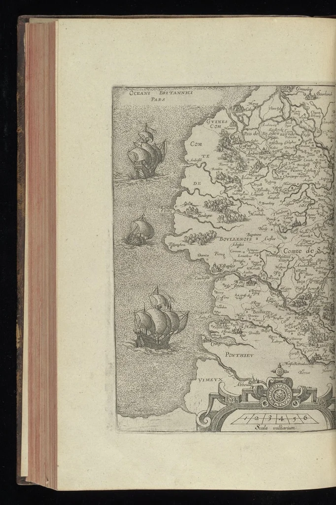 An illustration from Descrittione di m. Lodovico Gvicciardini, gentilhvomo fiorentino, di tvtti i paesi Bassi, altrimenti detti Germania inferiore : con tutte le carte di geographia del paese, & col ritratto al naturale di molte terre principali : riueduta di nuouo, & ampliata per tutto la terza volta dal medesimo autore : con amplissimo indice di tutte le cose piu memorabili, 1588, leaf 595