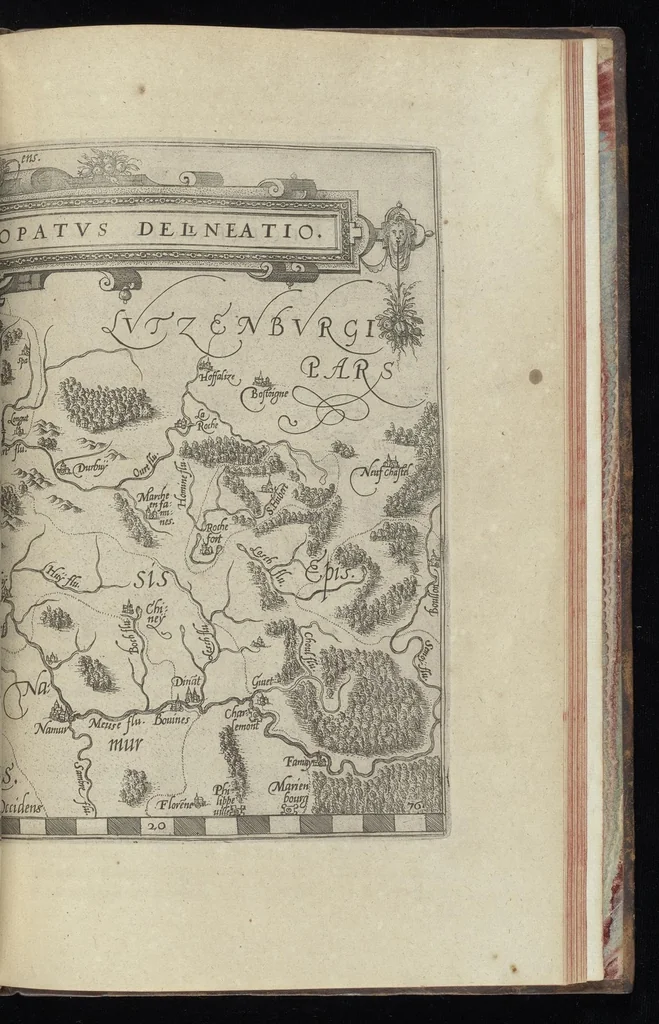 An illustration from Descrittione di m. Lodovico Gvicciardini, gentilhvomo fiorentino, di tvtti i paesi Bassi, altrimenti detti Germania inferiore : con tutte le carte di geographia del paese, & col ritratto al naturale di molte terre principali : riueduta di nuouo, & ampliata per tutto la terza volta dal medesimo autore : con amplissimo indice di tutte le cose piu memorabili, 1588, leaf 700