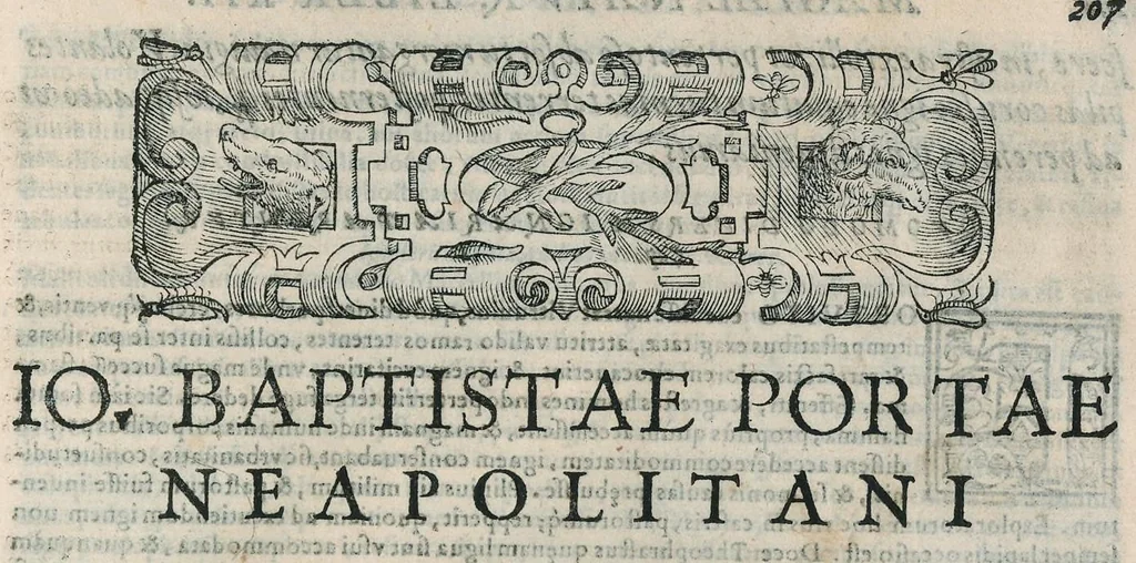An illustration from Io. Bapt. Portae Neapolitani Magiae natvralis libri XX, 1589, leaf 226