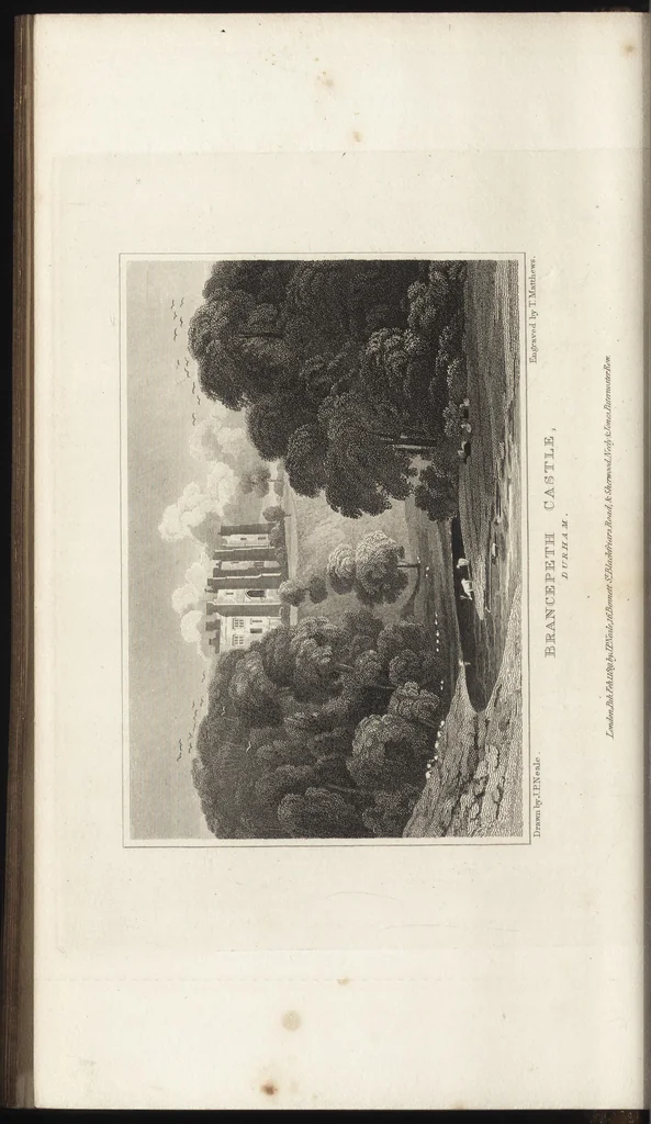 An illustration from Views of the seats of noblemen and gentlemen, in England, Wales, Scotland, and Ireland, 1820, leaf 109