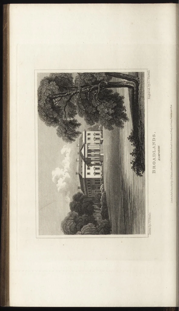 An illustration from Views of the seats of noblemen and gentlemen, in England, Wales, Scotland, and Ireland, 1820, leaf 121