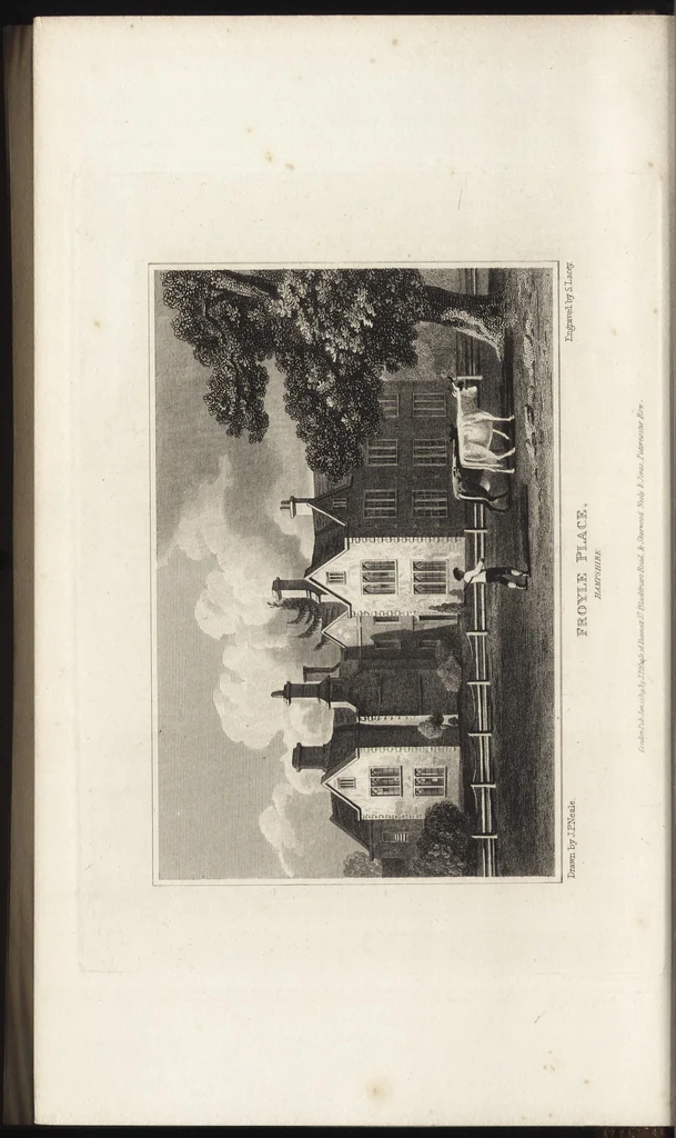 An illustration from Views of the seats of noblemen and gentlemen, in England, Wales, Scotland, and Ireland, 1820, leaf 127