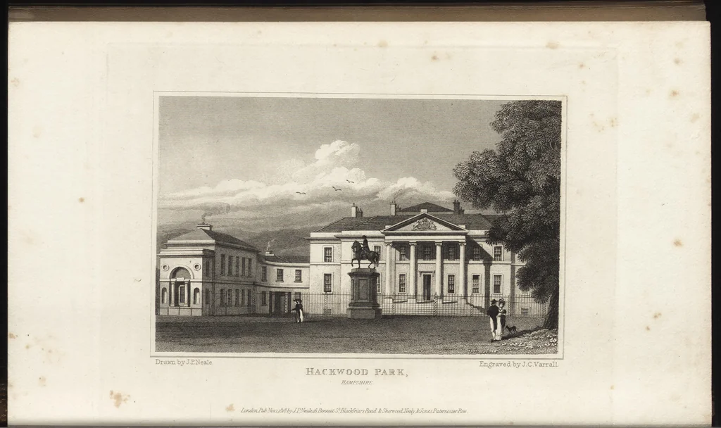 An illustration from Views of the seats of noblemen and gentlemen, in England, Wales, Scotland, and Ireland, 1820, leaf 131