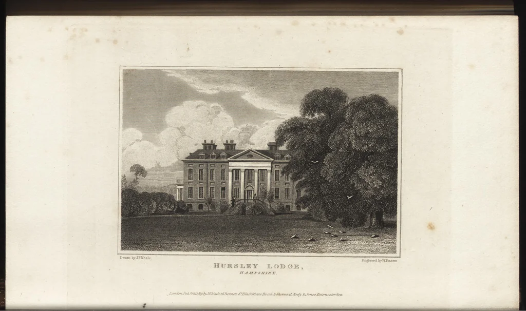 An illustration from Views of the seats of noblemen and gentlemen, in England, Wales, Scotland, and Ireland, 1820, leaf 135