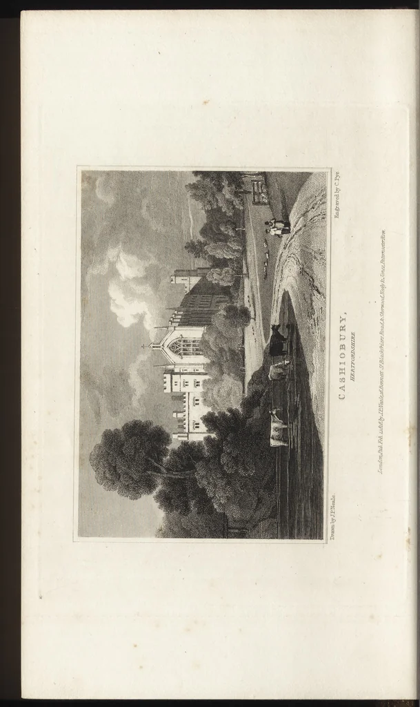 An illustration from Views of the seats of noblemen and gentlemen, in England, Wales, Scotland, and Ireland, 1820, leaf 139
