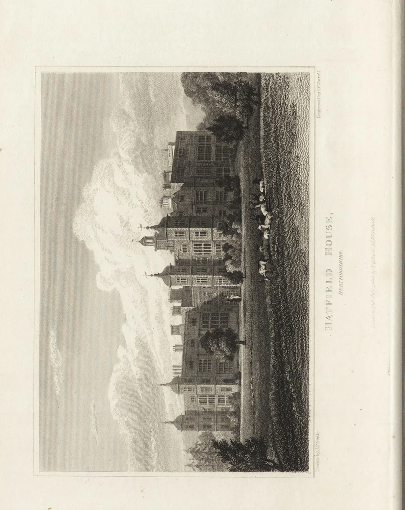 An illustration from Views of the seats of noblemen and gentlemen, in England, Wales, Scotland, and Ireland, 1820, leaf 147
