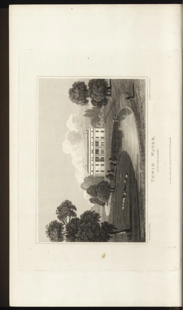 An illustration from Views of the seats of noblemen and gentlemen, in England, Wales, Scotland, and Ireland, 1820, leaf 155
