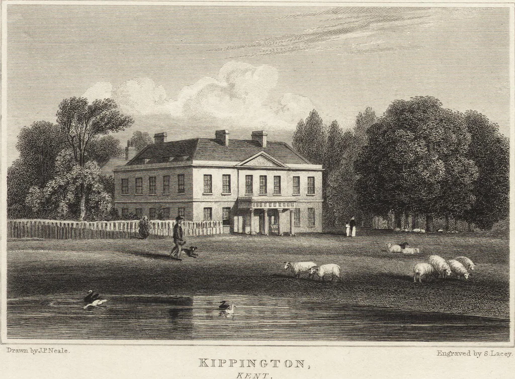 An illustration from Views of the seats of noblemen and gentlemen, in England, Wales, Scotland, and Ireland, 1820, leaf 159