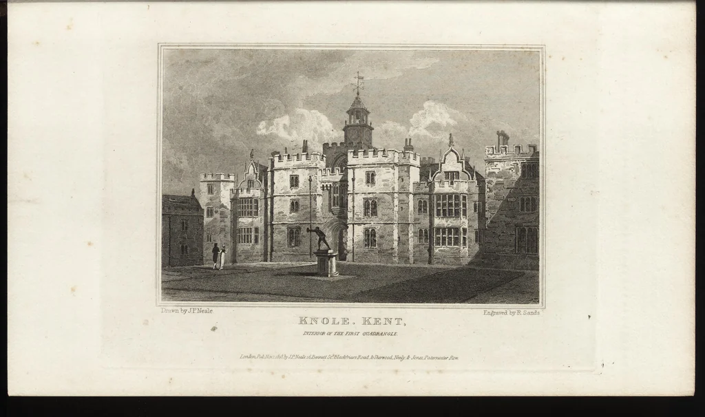 An illustration from Views of the seats of noblemen and gentlemen, in England, Wales, Scotland, and Ireland, 1820, leaf 164