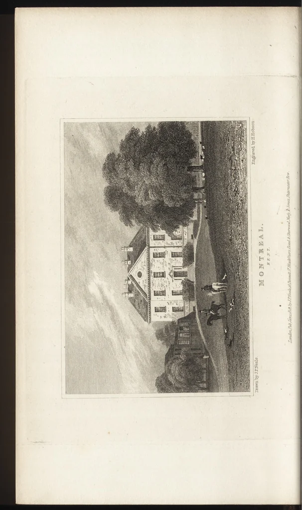 An illustration from Views of the seats of noblemen and gentlemen, in England, Wales, Scotland, and Ireland, 1820, leaf 175
