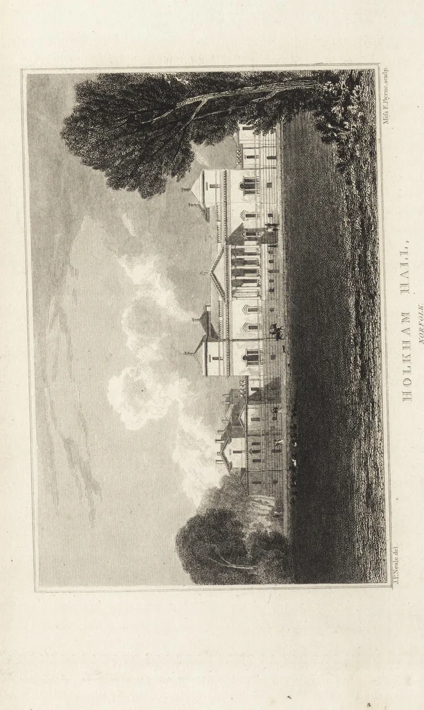 An illustration from Views of the seats of noblemen and gentlemen, in England, Wales, Scotland, and Ireland, 1820, leaf 187