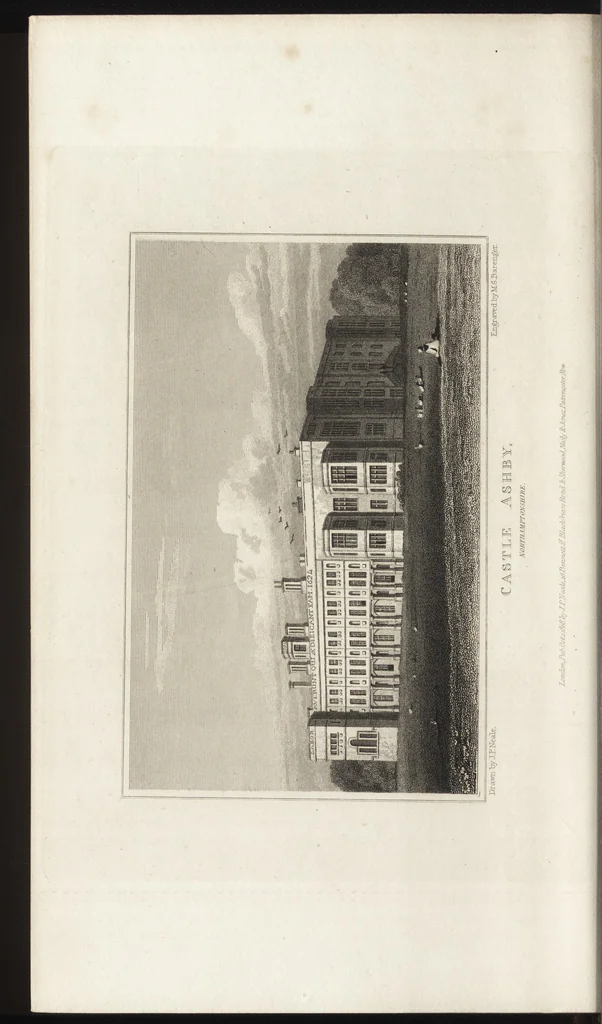 An illustration from Views of the seats of noblemen and gentlemen, in England, Wales, Scotland, and Ireland, 1820, leaf 205
