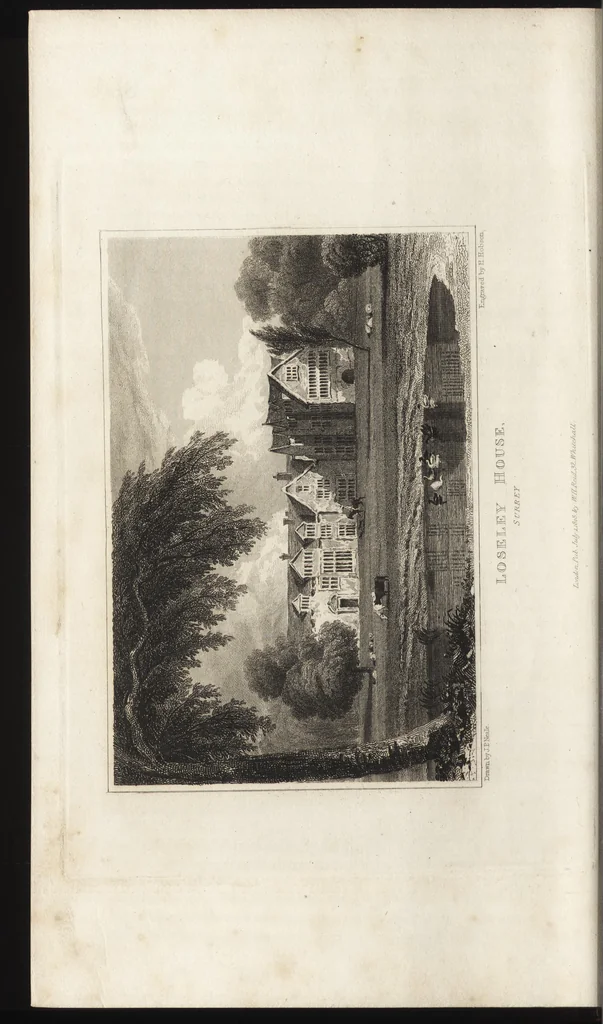 An illustration from Views of the seats of noblemen and gentlemen, in England, Wales, Scotland, and Ireland, 1820, leaf 257