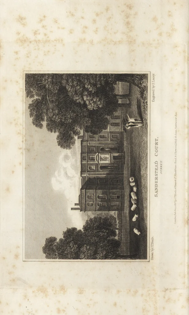 An illustration from Views of the seats of noblemen and gentlemen, in England, Wales, Scotland, and Ireland, 1820, leaf 261