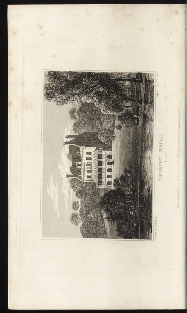 An illustration from Views of the seats of noblemen and gentlemen, in England, Wales, Scotland, and Ireland, 1820, leaf 265