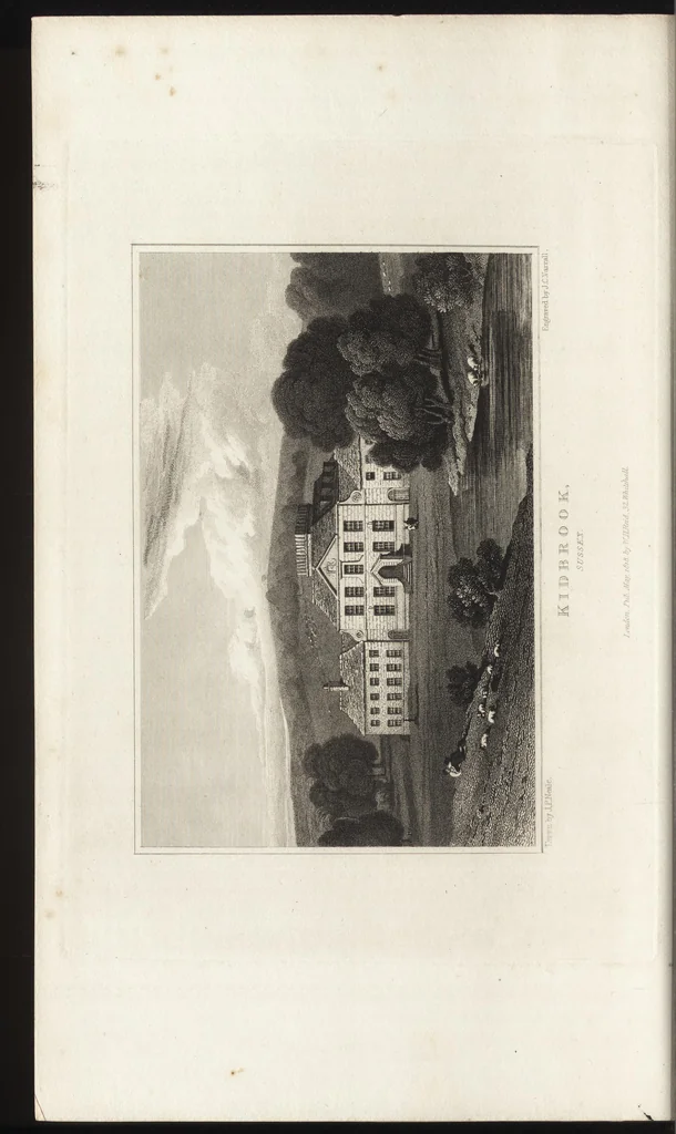 An illustration from Views of the seats of noblemen and gentlemen, in England, Wales, Scotland, and Ireland, 1820, leaf 269