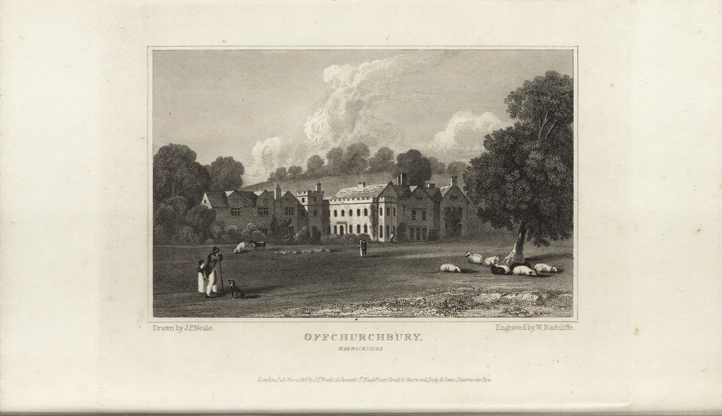 An illustration from Views of the seats of noblemen and gentlemen, in England, Wales, Scotland, and Ireland, 1820, leaf 281