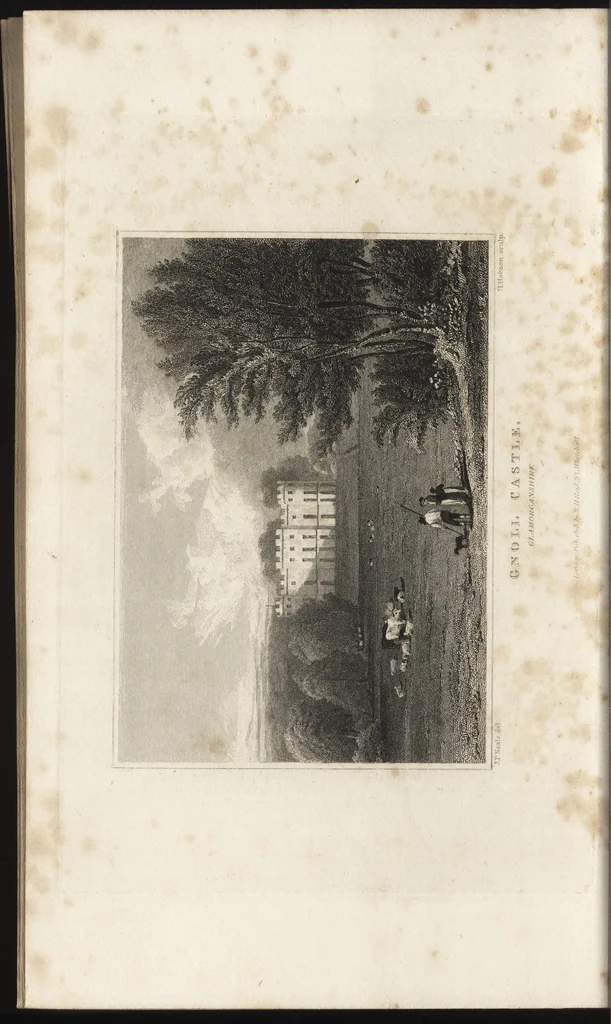 An illustration from Views of the seats of noblemen and gentlemen, in England, Wales, Scotland, and Ireland, 1820, leaf 305