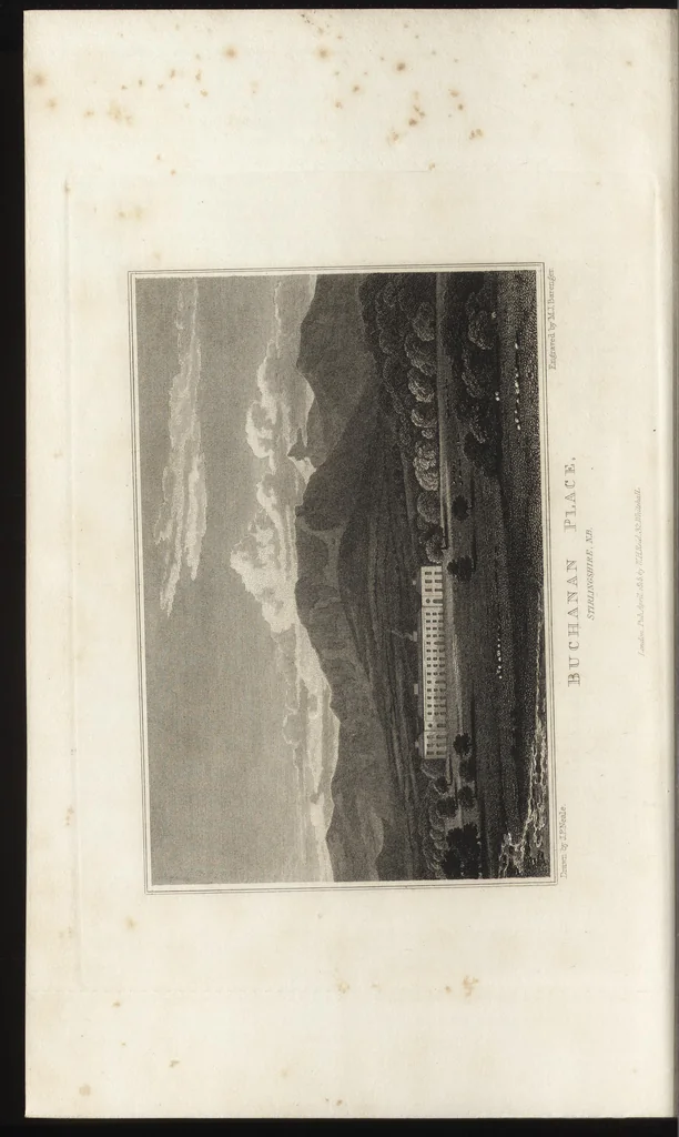 An illustration from Views of the seats of noblemen and gentlemen, in England, Wales, Scotland, and Ireland, 1820, leaf 313