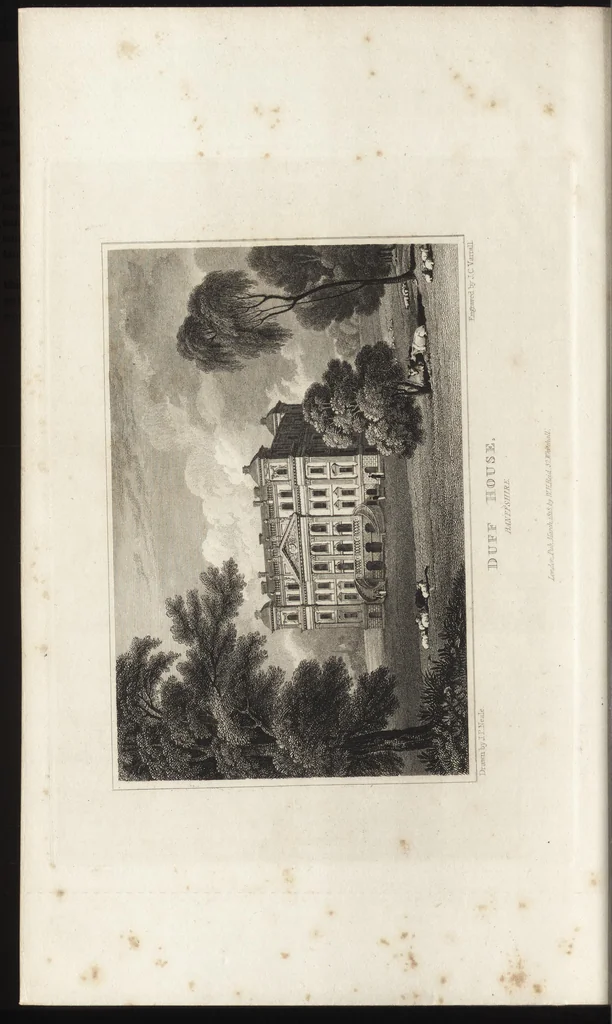 An illustration from Views of the seats of noblemen and gentlemen, in England, Wales, Scotland, and Ireland, 1820, leaf 321