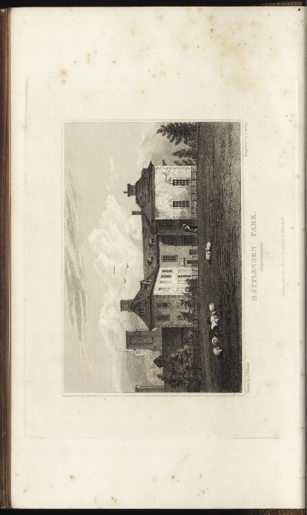An illustration from Views of the seats of noblemen and gentlemen, in England, Wales, Scotland, and Ireland, 1820, leaf 41