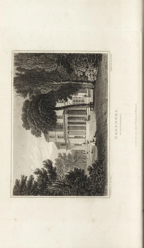 An illustration from Views of the seats of noblemen and gentlemen, in England, Wales, Scotland, and Ireland, 1820, leaf 57