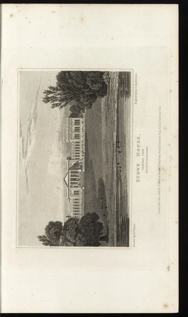 An illustration from Views of the seats of noblemen and gentlemen, in England, Wales, Scotland, and Ireland, 1820, leaf 66