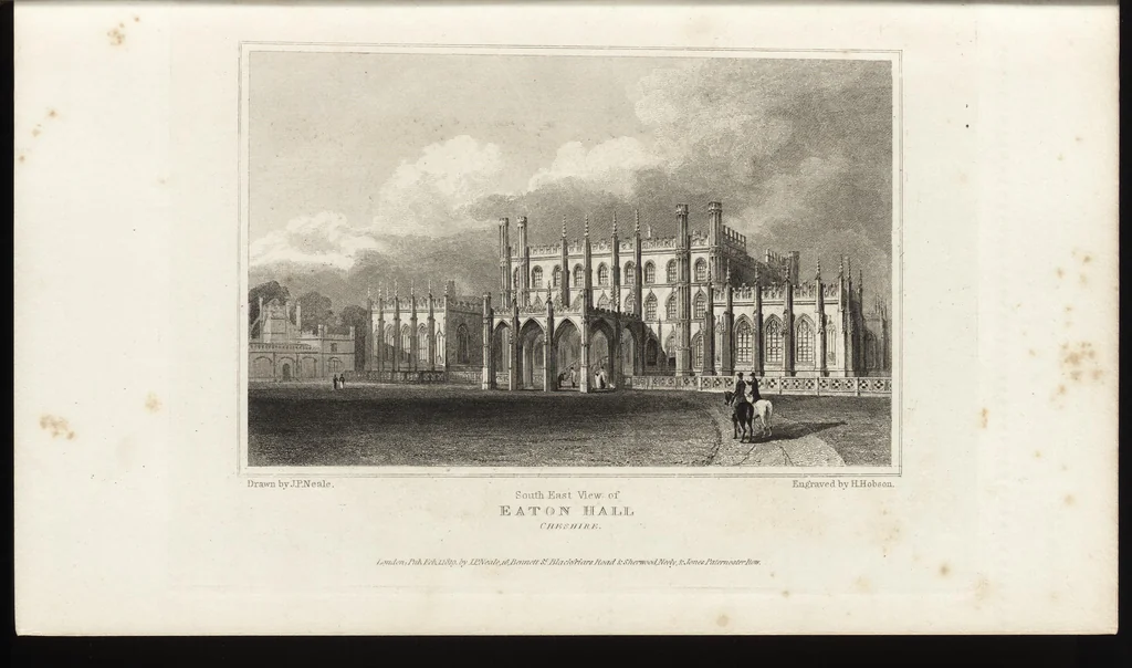 An illustration from Views of the seats of noblemen and gentlemen, in England, Wales, Scotland, and Ireland, 1820, leaf 74