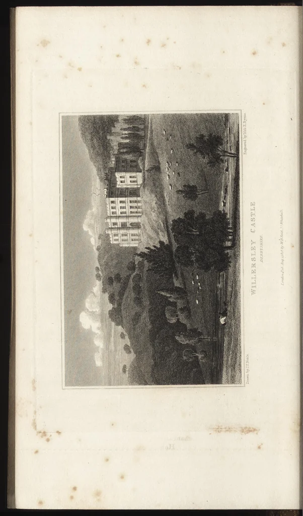 An illustration from Views of the seats of noblemen and gentlemen, in England, Wales, Scotland, and Ireland, 1820, leaf 89