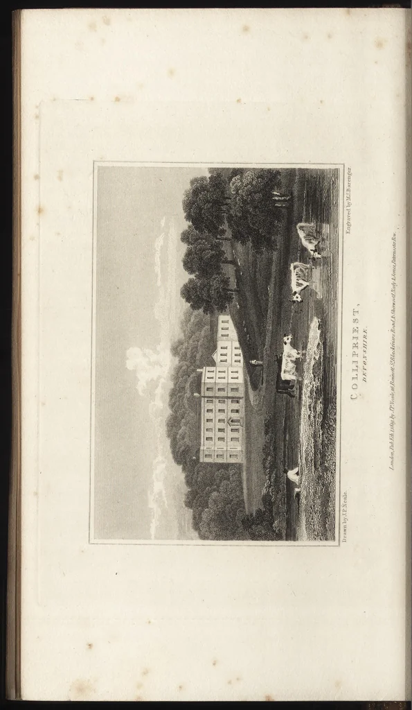 An illustration from Views of the seats of noblemen and gentlemen, in England, Wales, Scotland, and Ireland, 1820, leaf 93