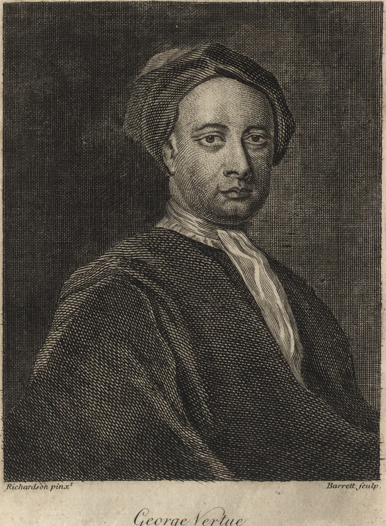 An illustration from A catalogue of engravers, who have been born, or resided in England, 1794, leaf 7