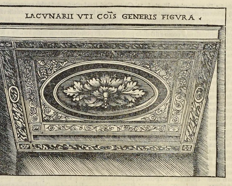 An illustration from Di Lucio Vitruuio Pollione De architectura libri dece : traducti de latino in vulgare, affigurati, cõmentati, & con mirando ordine insigniti: per il quale facilmente potrai trouare la multitudine de li abstrusi & reconditi vocabuli a li soi loci & in epsa tabula con summo studio expositi & enucleati ad immensa utilitate de ciascuno studioso & beniuolo di epsa opera, 1521, leaf 106