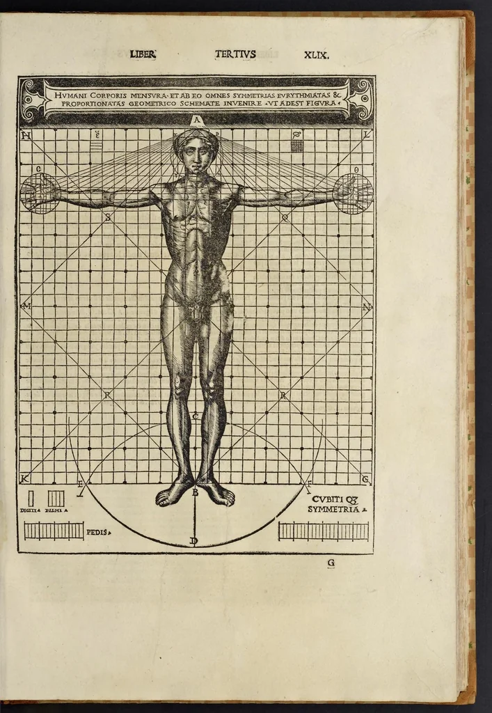 An illustration from Di Lucio Vitruuio Pollione De architectura libri dece : traducti de latino in vulgare, affigurati, cõmentati, & con mirando ordine insigniti: per il quale facilmente potrai trouare la multitudine de li abstrusi & reconditi vocabuli a li soi loci & in epsa tabula con summo studio expositi & enucleati ad immensa utilitate de ciascuno studioso & beniuolo di epsa opera, 1521, leaf 114