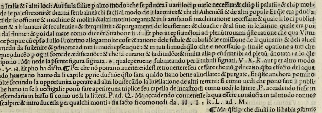 An illustration from Di Lucio Vitruuio Pollione De architectura libri dece : traducti de latino in vulgare, affigurati, cõmentati, & con mirando ordine insigniti: per il quale facilmente potrai trouare la multitudine de li abstrusi & reconditi vocabuli a li soi loci & in epsa tabula con summo studio expositi & enucleati ad immensa utilitate de ciascuno studioso & beniuolo di epsa opera, 1521, leaf 294