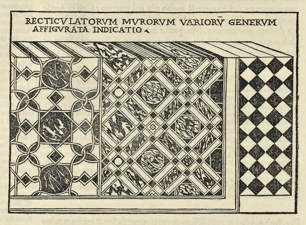 An illustration from Di Lucio Vitruuio Pollione De architectura libri dece : traducti de latino in vulgare, affigurati, cõmentati, & con mirando ordine insigniti: per il quale facilmente potrai trouare la multitudine de li abstrusi & reconditi vocabuli a li soi loci & in epsa tabula con summo studio expositi & enucleati ad immensa utilitate de ciascuno studioso & beniuolo di epsa opera, 1521, leaf 93