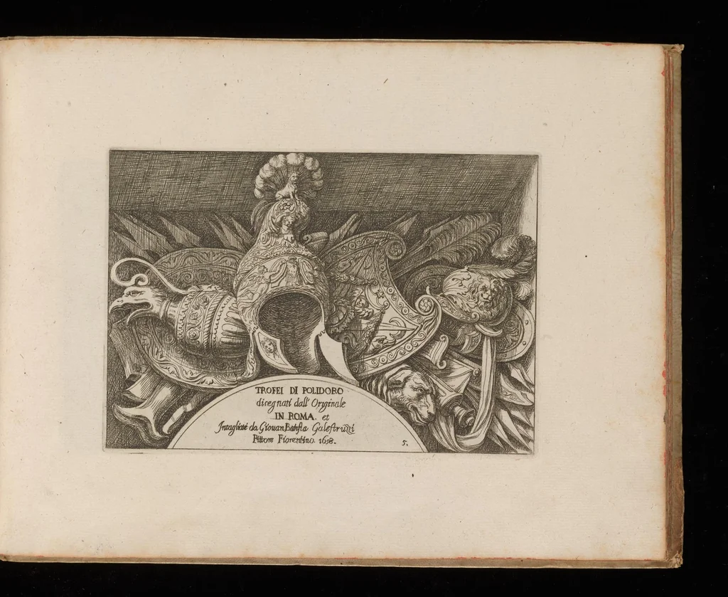 An illustration from Oper[e] di Polidoro, 1658, leaf 14
