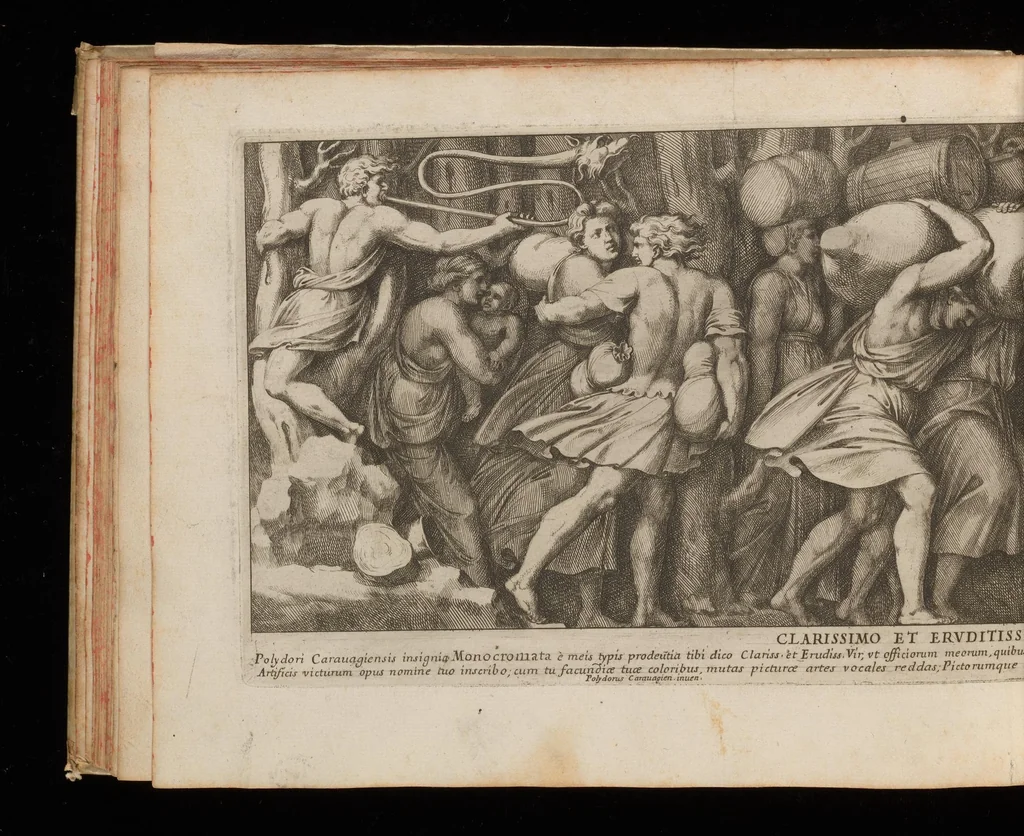 An illustration from Oper[e] di Polidoro, 1658, leaf 55