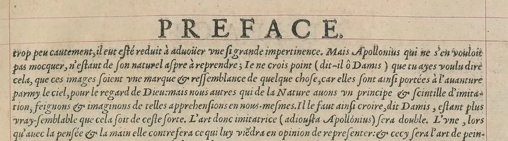 An illustration from Les images ou tableaux de platte peinture des deux Philostrates sophistes grecs, et Les statues de Callistrate, 1637, leaf 20