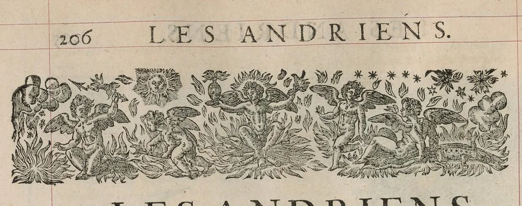 An illustration from Les images ou tableaux de platte peinture des deux Philostrates sophistes grecs, et Les statues de Callistrate, 1637, leaf 227