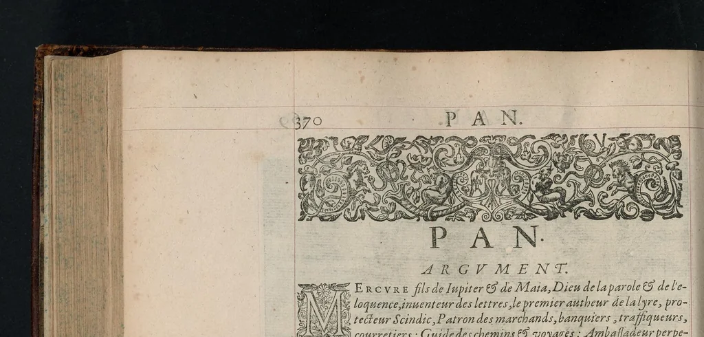 An illustration from Les images ou tableaux de platte peinture des deux Philostrates sophistes grecs, et Les statues de Callistrate, 1637, leaf 389