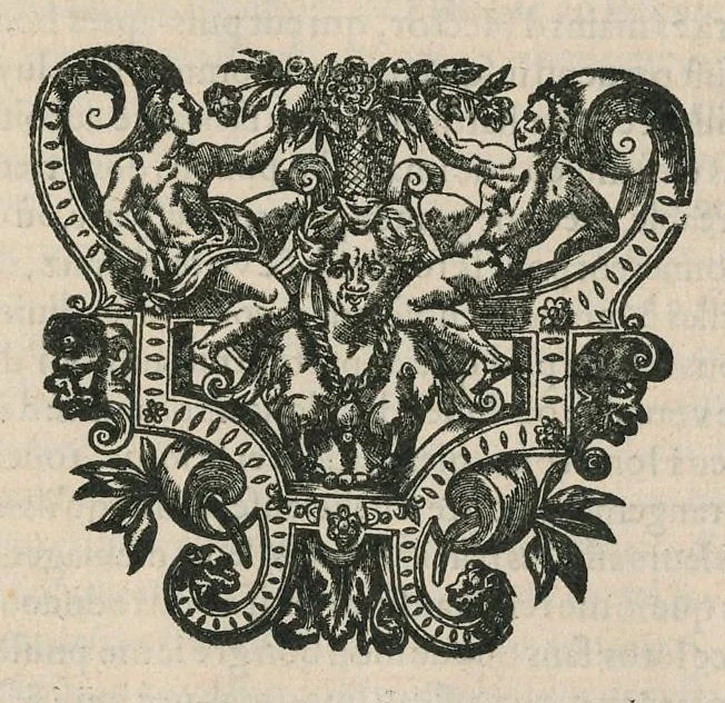 An illustration from Les images ou tableaux de platte peinture des deux Philostrates sophistes grecs, et Les statues de Callistrate, 1637, leaf 840