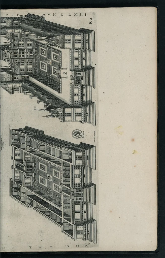 An illustration from Des fortifications et artifices, architectvre et perspective, 1601, leaf 104