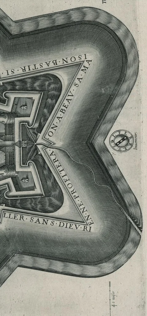 An illustration from Des fortifications et artifices, architectvre et perspective, 1601, leaf 14